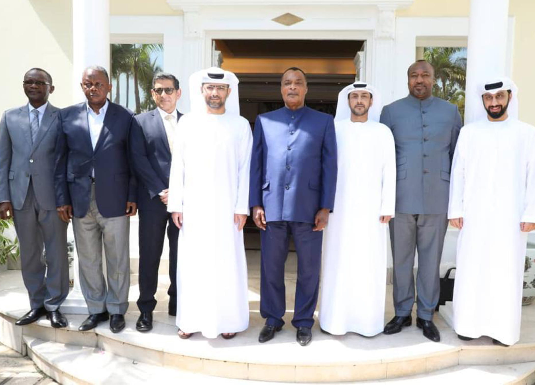 الرئيس التنفيذي لمجموعة موانئ أبوظبي يلتقي رئيس جمهورية الكونغو