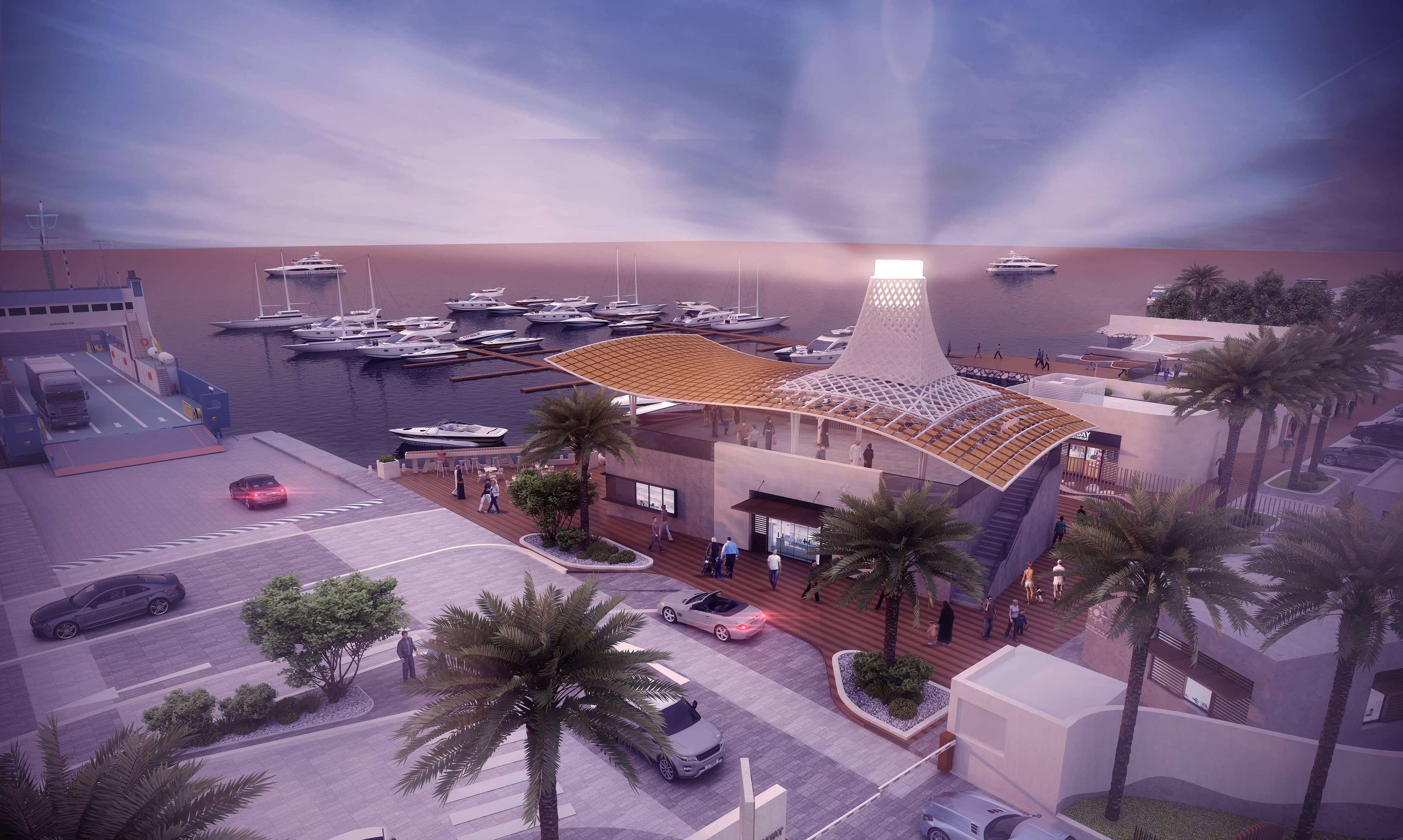 Saadiyat Marina  Ferry Station